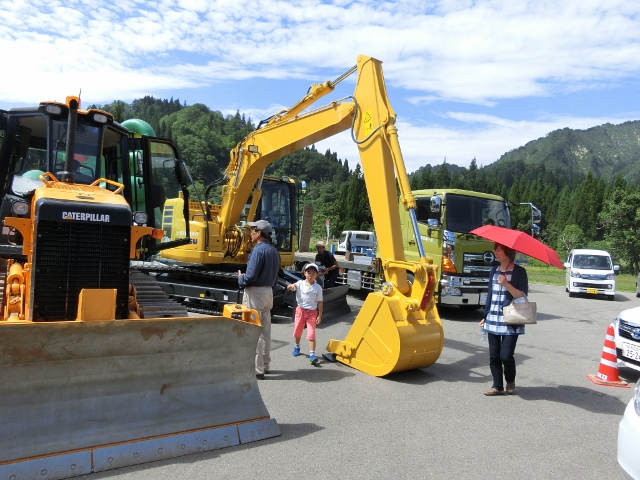 奥会津麺ズフェスティバル　Let's重機1
